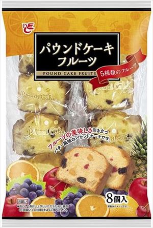 送料無料 エースベーカリー パウンドケーキ フルーツ(8個入り)×16個