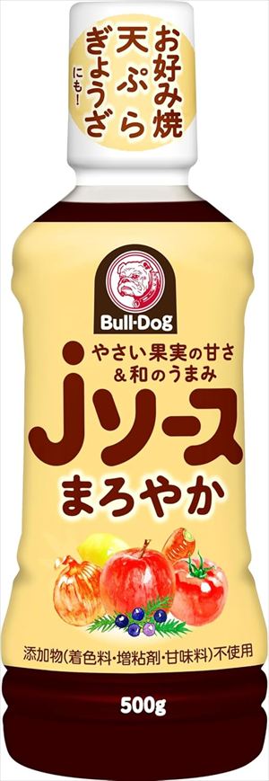 送料無料 ブルドッグ Jソース 500ml×6本