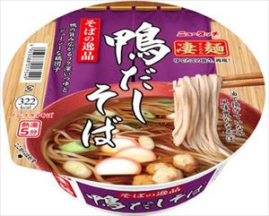 送料無料 北海道、沖縄、離島は1250円頂戴します。送料無料 ヤマダイ 凄麺 そばの逸品 鴨だしそば 117g×12個
