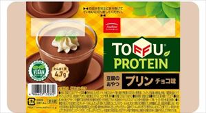 送料無料 あさひこ TOFFFU PROTEIN 豆腐のおやつ プリン チョコ(100g×2P)×6個 クール