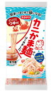 送料無料 カネテツ カニかま麺 はじめました(80g+めんつゆ40g)×8袋