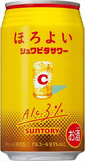サントリー ほろよい シュワビタサワー 350ml×48本 CS