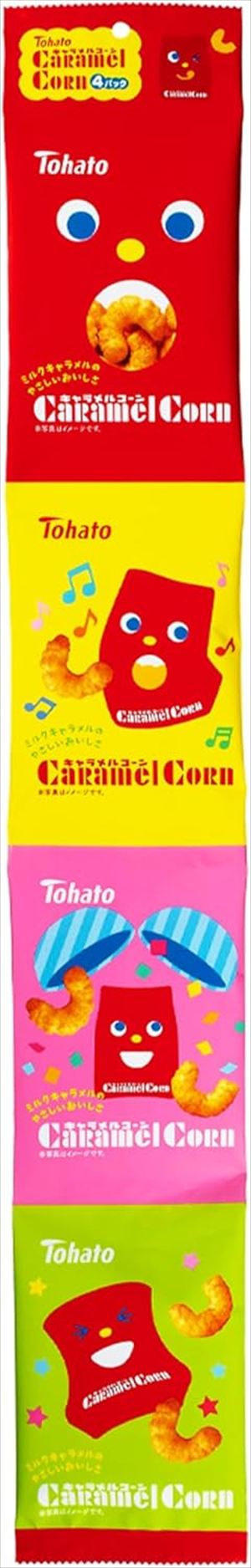 送料無料 東鳩 キャラメルコーン4連包(40g)×30袋