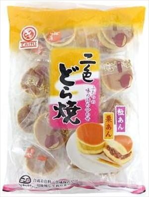 送料無料 天恵製菓 二色どら焼 232g×12個