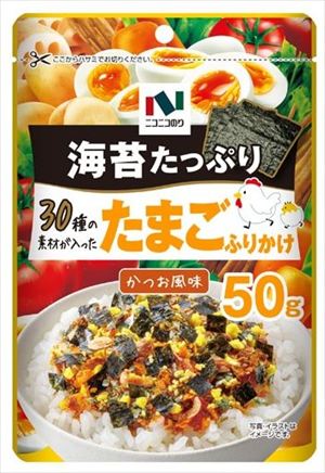 送料無料 ニコニコのり 30種の素材が入ったたまごふり 50g×10袋