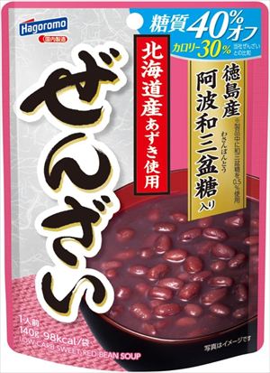 送料無料 はごろもフーズ ぜんざい 糖質オフ 140g×20袋