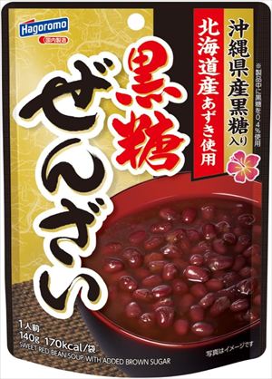 送料無料 はごろもフーズ 黒糖ぜんざい 140g×20袋