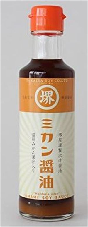 送料無料 堺屋醤油 ミカン醤油 200ml×20本