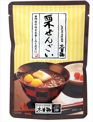 送料無料 木曽路 木曽路 栗ぜんざい 180g×10袋