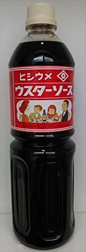 送料無料 池下商店 ヒシ梅 ウスターソース 1000ml×6本