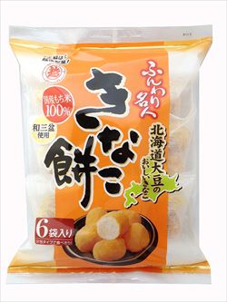 送料無料 越後製菓 ふんわり名人 きなこ餅 75g×12袋