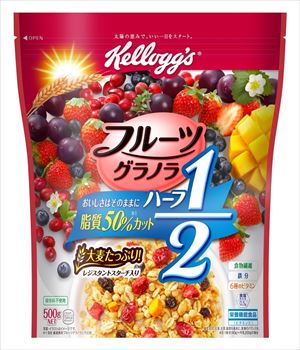 ケロッグ　フルーツグラノラハーフ徳用袋500g　×　6個入りケース