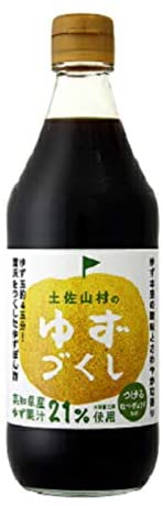 送料無料 旭フレッシュ 土佐山村のゆずぽん酢 ゆずづくし 500ml×15本