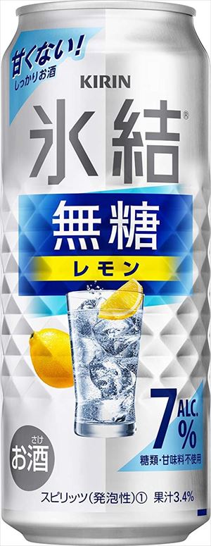 送料無料 キリン 氷結 無糖レモン アルコール7％ 500ml×24本