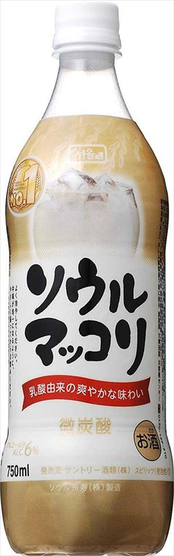 サントリー ソウルマッコリ ペット 750ml×15本の商品画像