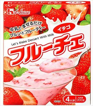 送料無料 ハウス フルーチェイチゴ 200g×30個