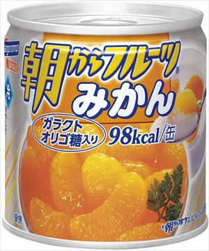 送料無料 はごろも 朝からフルーツ みかん 190g×12個