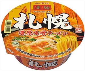 御用蔵 大川 送料無料 ニュータッチ 凄麺札幌 濃厚味噌ラーメン 162g×12個