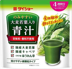 送料無料 ダイショー のみやすい大麦若葉入り青汁 3g×28P×10個