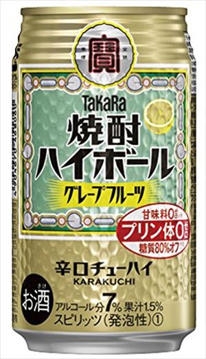 宝 焼酎ハイボール グレープフルーツ 350ml×24本（1ケース）【タカラ缶チュウハイ】