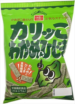 送料無料 一正蒲鉾 カリッこわかめ&ひじき 58g×12袋