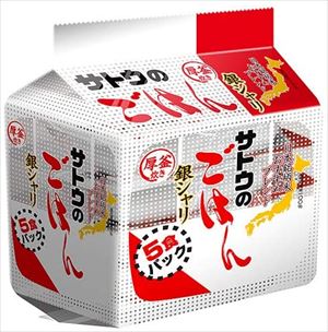 送料無料 サトウ食品 サトウのごはん 銀シャリ 5食パック(200g×5食入)×8個