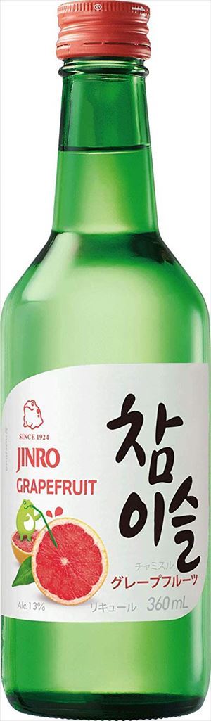 眞露 チャミスル グレープフルーツ 焼酎 13度 360ml