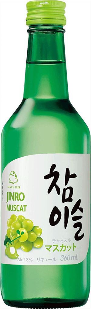 眞露 チャミスル マスカット 焼酎 13度 360ml