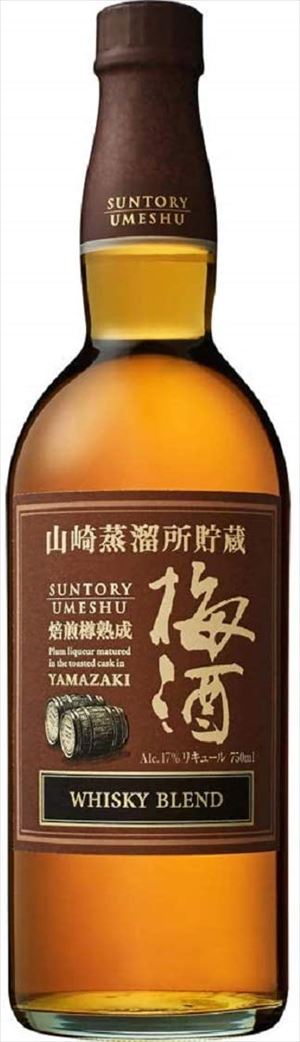 サントリー山崎 送料無料 サントリー 山崎蒸留所貯蔵 焙煎樽熟成 梅酒 17度 750ml