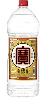 宝焼酎 25度 4000ml 4Lペットボトル【