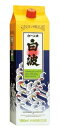 芋焼酎 薩摩酒造 さつま白波 パック 25度 1800ml(4)