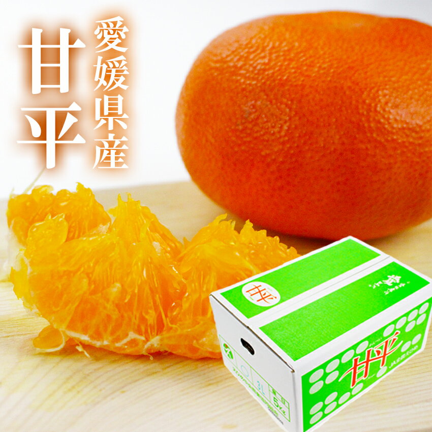 みかん 甘平 （ かんぺい ） 中島産 5kg 青秀 M-4L 贈答用 愛媛県 JAえひめ中央 ギフト ミカン プレゼント 御礼 御祝 御供 果物 くだもの フルーツ 【岡山果物工房】2月上旬ごろよりご注文順に発送のサムネイル