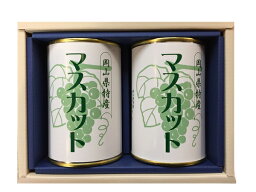 【送料無料】岡山 特産 マスカットの缶詰2缶セット【吉英フルーツ】【楽ギフ_包装】【楽ギフ_のし】【楽ギフ_のし宛書】【楽ギフ_メッセ】【楽ギフ_メッセ入力】【楽ギフ_名入れ】