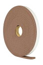 デッドニング すきまテープ タフロング ブラウン 厚み 10 mm 幅 30 mm 長さ 10M テープ付 吸音 戸当り クッション すきま スポンジ テープ付