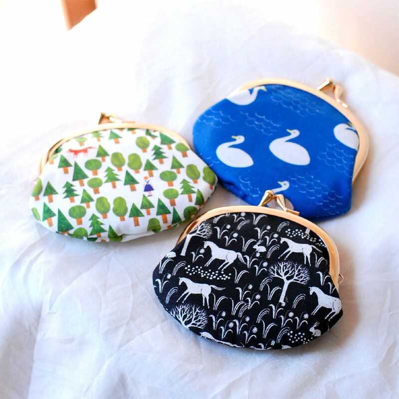 3.3寸 がま口 財布 【西淑】(小銭入れ がま口 ポーチ コインケース かわいい)グッズ 北欧 雑貨 贈り物 ..