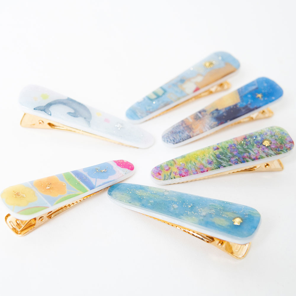 ヘアクリップ【flowerico】(ヘアアクセサリー レディース アクセサリー 大きめ)日本製 ハンドメイド 北欧 雑貨 贈り物 ギフト おしゃれ 大人かわいい...