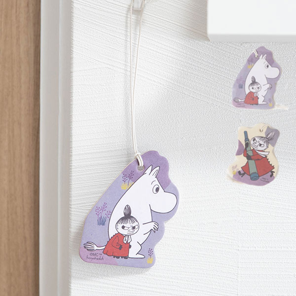 ムーミン エアーフレッシュナー【MOOMIN】(芳香剤 ルームフレグランス 吊り下げ 香り ラベンダー ホワイトティー 部屋 車 トイレ クローゼット ムーミン リトルミイ)グッズ 北欧 雑貨 贈り物 ギフト おしゃれ 大人かわいい 誕生日プレゼント 出産祝 引っ越し祝 結婚祝 退職のサムネイル