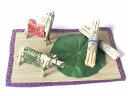 秀〆 大量購入割引 お盆 迎え火 セット 盆ござセット お盆用品 セット お盆飾り セット 迎え火 送り火 麻がら 精霊馬 牛馬 牛 馬 盆ござ 真菰 まこも ...