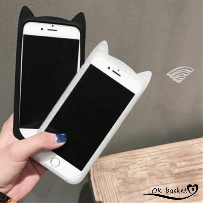 iPhone8 iPhone7 ケース iPhone 8plus 7plus ケース ねこ アイフォン 猫 ネコ ラメ ラメ入り きらきら キラキラ かわいい にゃんこ 人気 ケース