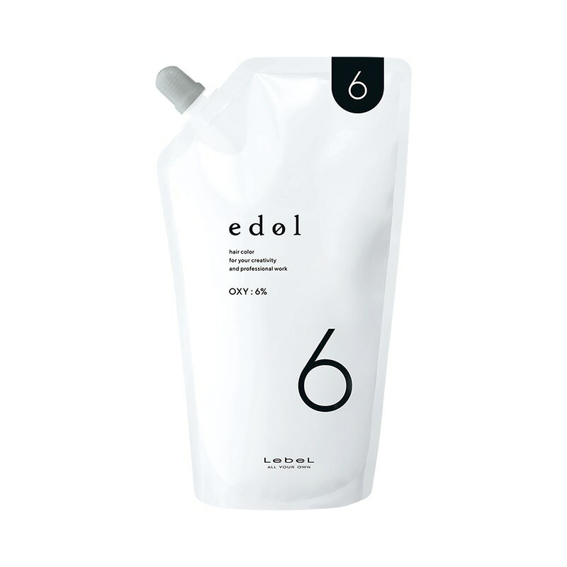 300円クーポン◎ルベル エドル オキシ6% 1000ml 医薬部外品 2剤 オキシ 毛染め カラー ヘアカラー 赤み消し カラーリング アッシュ カラーリング剤 美容室専売 美容院 サロン専売品 Lebel edol