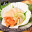 北海道産 天然物 送料無料 ギフト『ホタテお刺身セット』(お刺身用生貝柱1kg/お刺身用ほたてヒモ300g/盛付用帆立貝殻10枚)(北海道 野付産)玉冷 刺し身 かいばしら 三年貝 ギフトメッセージカード