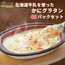 グラタン 冷凍 訳あり「北海道牛乳を使った かにグラタン（200g）48パックセット」 お惣菜セット 詰合わせ おかず 冷凍食品 グルメ 北..