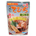 商品名 沖縄の味じまん　骨なしてびち 165g 商品説明 食べやすく骨を抜いた豚足とゴボウを一緒に煮込みました。 お召し上がり方 湯煎の場合：袋のままでお湯の中に入れ、5〜6分間加熱して、そのままお召しあがりください。電子レンジの場合：必ず袋から取り出し、お皿にあけ、ラップをかけて加熱してください。 名称 てびち 原材料 骨なし豚足（皮つき）、ごぼう、醤油、糖類（砂糖、黒糖）、コーンスターチ、風味原料（しょうが、ねぎ）塩水、（原材料の一部に小麦・大豆を含む 原産地 沖縄県 内容量 165g 賞味期限 製造日より1年(未開封) 保存方法 直射日光を避けて、常温で保存してください 寸法 0 JANコード 4964130000000 発売元または製造元 沖縄ハム総合食品株式会社 沖縄の味じまん　骨なしてびち 165g区分：食べ物＞お肉＞てびち成分：コラーゲン製造：沖縄ハム総合食品株式会社検索：骨なしてびち・てびち・てぃびち・ティビチ・豚足・骨なし・沖縄・オキハム・沖縄ハム・美肌・美容・アンチエージング販売：沖縄のお土産・お取り寄せ・沖縄の味じまん　骨なしてびち 165g豚足とごぼうを沖縄風煮付けにしました。食べやすい骨なしのタイプです。コラーゲンを多く含んだ豚足と繊維質の多いゴボウの相性はぴったりで、味わいとしても健康的にもバランスのとれた料理となっています。沖縄のそばの具として使ってもおいしいですし、ほかの野菜と一緒に煮込んで沖縄風おでんにしておいしくいただけます。もちろん、温めてそのままおつまみにしても。沖縄を感じさせる味「てびち」をぜひご賞味ください。沖縄の味じまん　骨なしてびち 165g｜（骨なしてびち・てびち・てぃびち・ティビチ・豚足・骨なし・沖縄・オキハム・沖縄ハム・美容管理・美容・美容と健康の管理）本商品は沖縄県からの発送となります：発送元：〒900-0032 沖縄県那覇市松山1-2-1