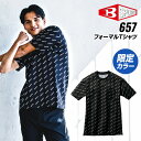 バートル 657 フォーマルTシャツ 単品 限定カラー Tシャツ単品 速乾 UVカット アウトドア 男女兼用 BURTLE バートル 2024春夏新作 メール便