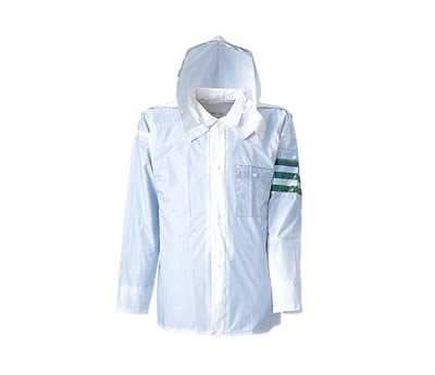 冨士ビニール レインウェア 1535 レインストーリー上下セット(肩章・腕章付)