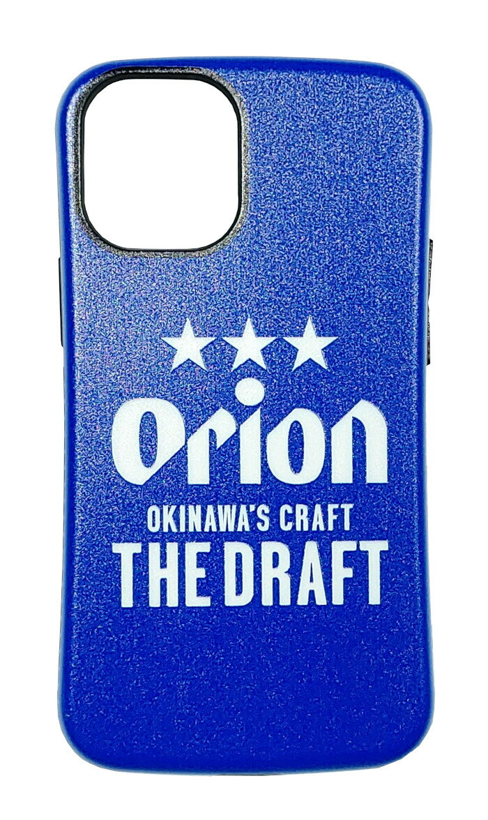 沖縄 雑貨 iPhone 12 mini ケース オリオンビール 持ちやすいSライングリップケース 青 5.4inch orion beer グッズ iphoneケース お土産 沖縄土産 沖縄お土産 沖縄雑貨 かわいい おしゃれ 限定