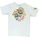 正規品 オリオンビール Tシャツ シーサー とドラフト缶 白 綿100 S M L LL XL XXL サイズ グッズ 半袖 半そで 雑貨 かわいい おしゃれ 限定 お土産 沖縄 メンズ レディース