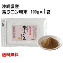 沖縄県北部産　やんばる紫ウコン粉末　100g 袋入り（メール便発送 送料無料）紫ウコン粉　パウダー