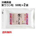 沖縄県北部産 やんばる紫ウコン粒 500粒×2袋 (メール便発送 送料無料)紫ウコン粒 うこん