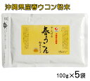 沖縄県北部産 やんばる春ウコン粉末 袋入り 100g×5袋 （メール便発送 送料無料） 春ウコン粉 うこん 沖縄 精油成分 フラボノイド カンファー アズノン シネオール ミネラル